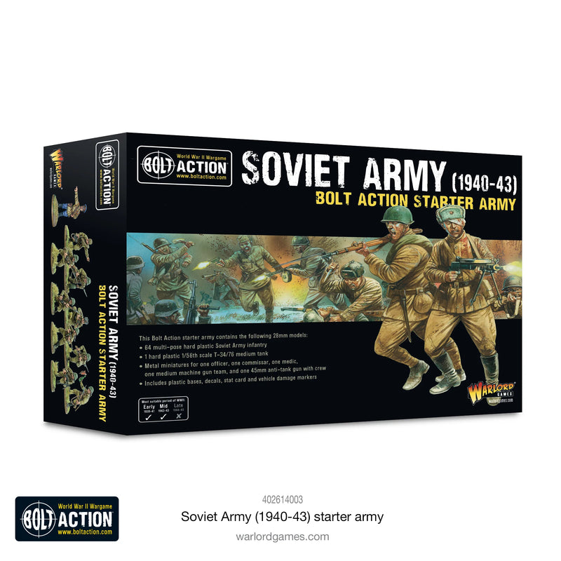 Bolt Action Soviet Army (1940-43) Starter Army