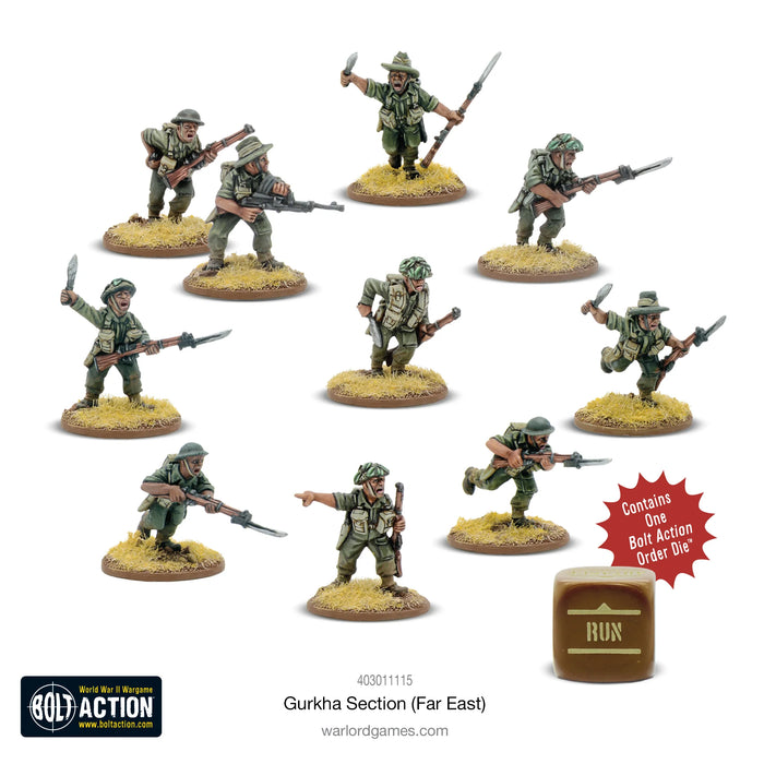 Gurkha Section (Far East) - Warlord Games