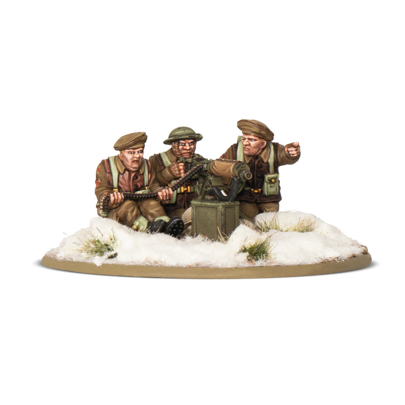British & Canadian Infantry (Winter) MMG Team - Warlord Games