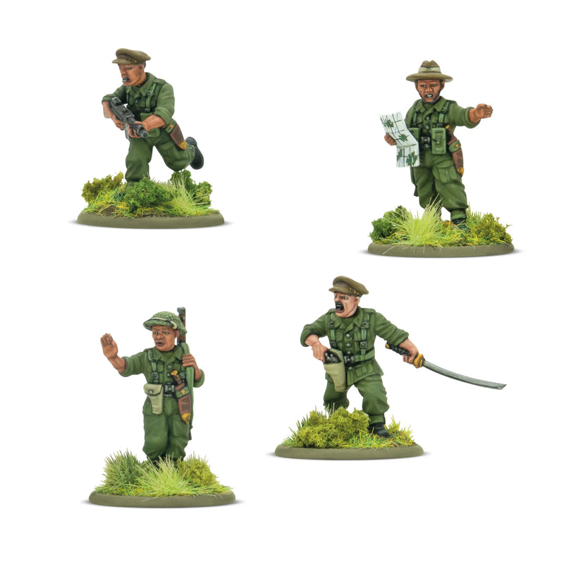 Gurkha platoon commanders - Warlord Games