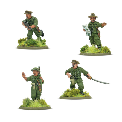 Gurkha platoon commanders - Warlord Games