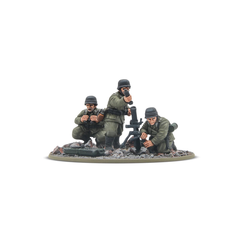 Bolt Action: German Veteran Infantry Medium Mortar Team - Warlord Games