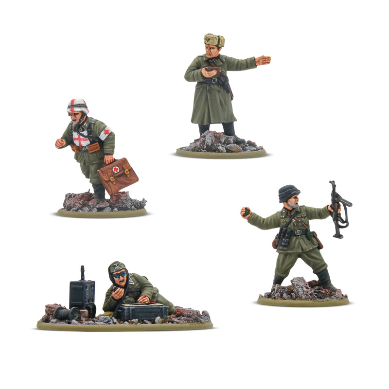Bolt Action: German Veterans Infantry HQ - Warlord Games