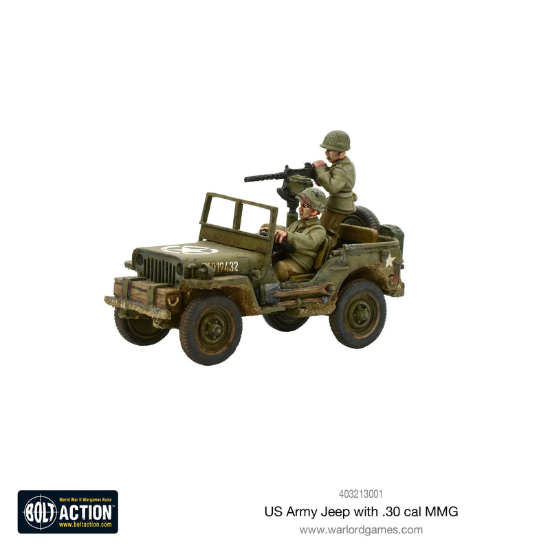 US Army Jeep with 30 Cal MMG - Warlord Games