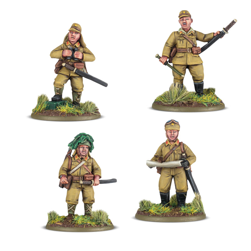 Bolt Action: Imperial Japanese Platoon Commanders - Warlord Games