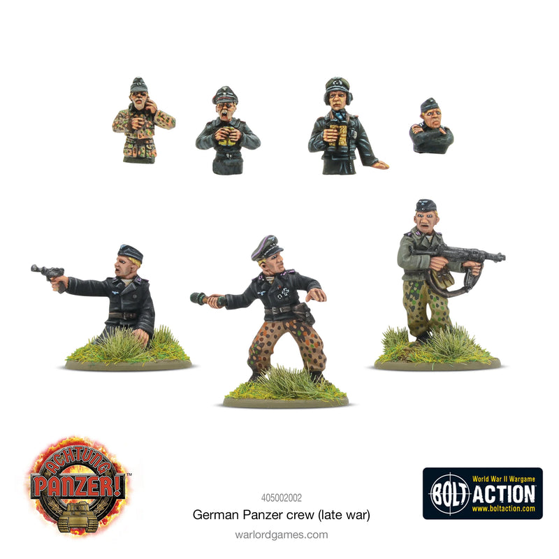Achtung Panzer! German Army Tank Crew (Late War) - Warlord Games