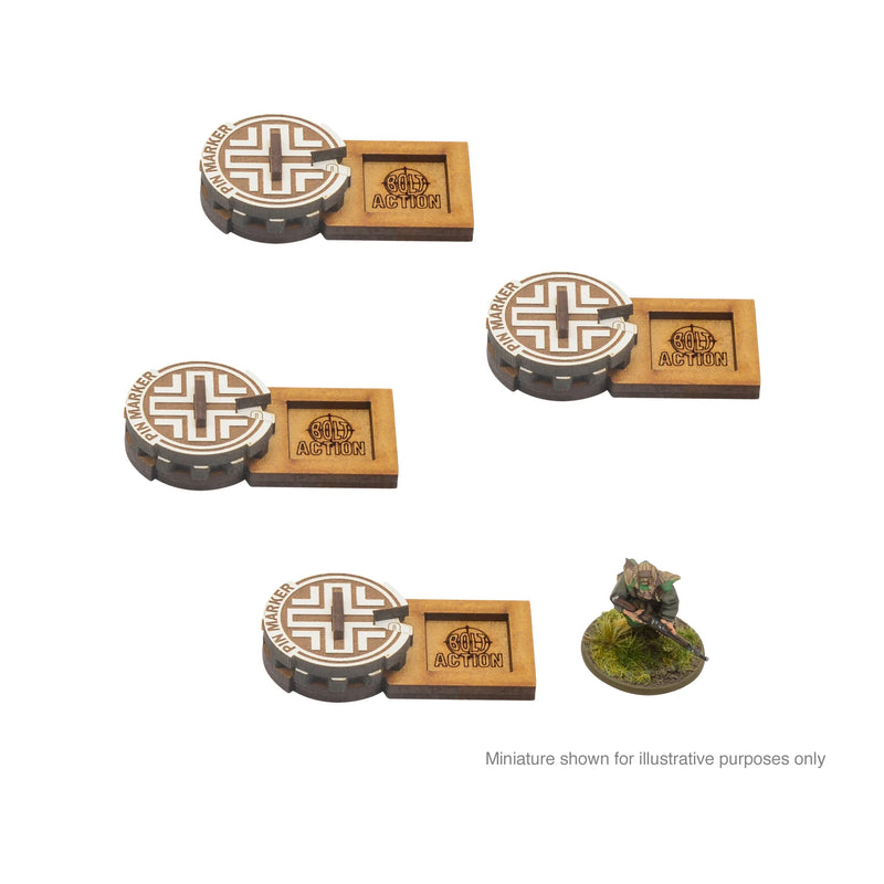 Bolt Action MDF Unit Pin Markers - Germany - Warlord Games