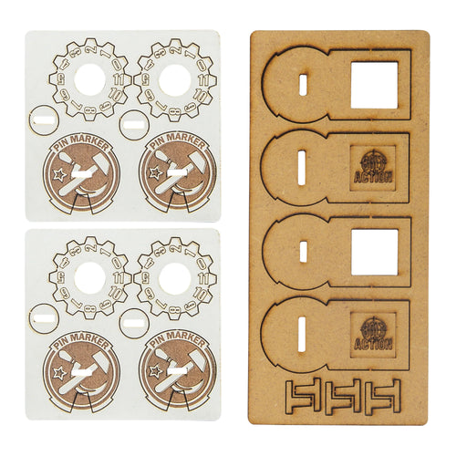 Bolt Action MDF Unit Pin Markers - Soviet Union - Warlord Games