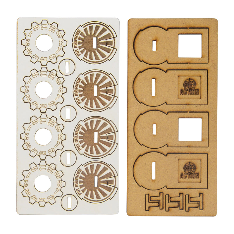 Bolt Action MDF Unit Pin Markers - Japan - Warlord Games