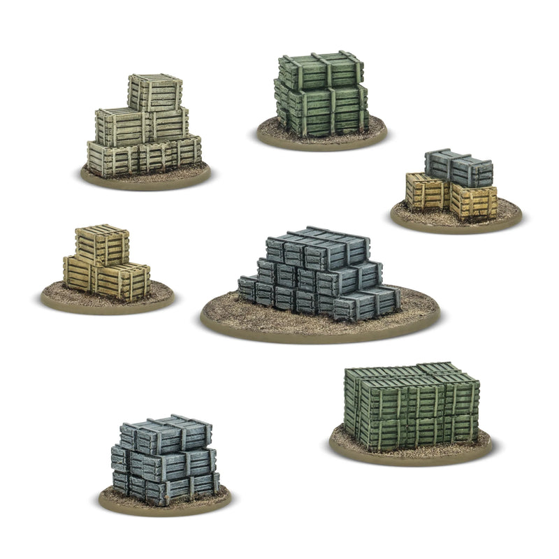 Bolt Action Objective Marker Set - Crates - Bolt Action