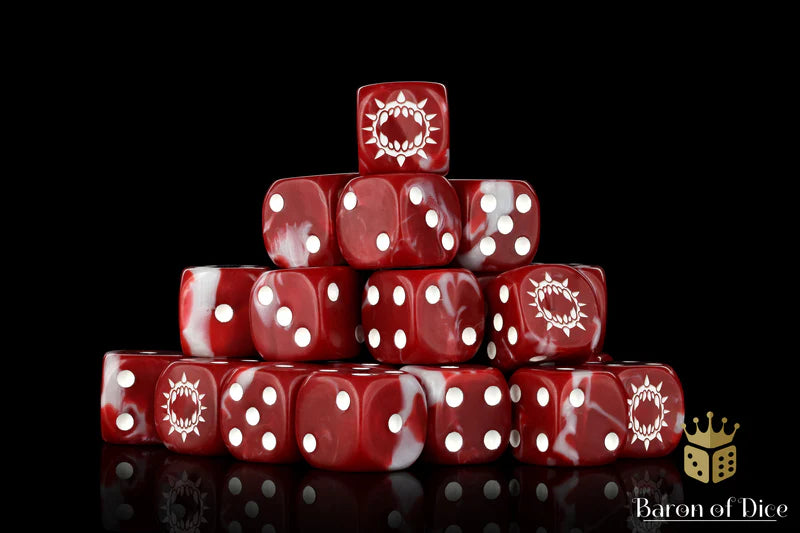 Carnage Dice - Red (25) - Baron of Dice - Baron of Dice