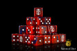 Imperial Helm Dice - Red (25) - Baron of Dice - Baron of Dice