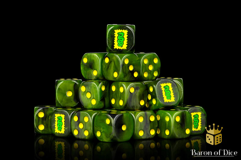 Poisoned Orcs Dice (25) - Baron of Dice - Baron of Dice