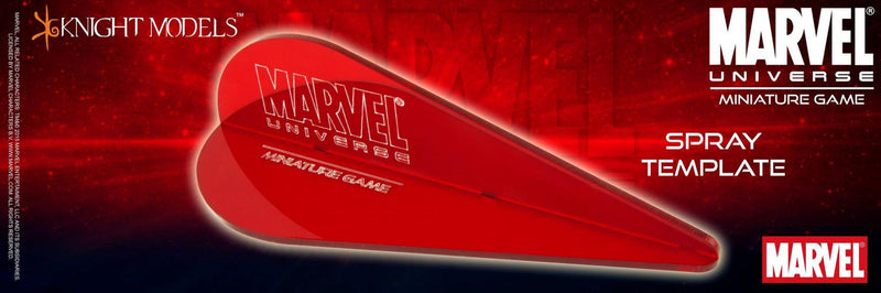 Spray Template - Marvel Miniatures Game