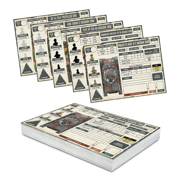 Achtung Panzer! Axis Card Pack - Warlord Games