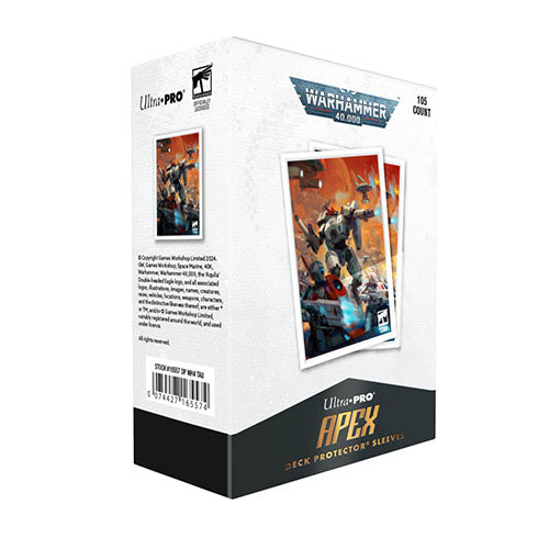 Warhammer 40k - Codex Aligned 105ct Apex Deck Protector Sleeves - Tau Empire - Ultra Pro