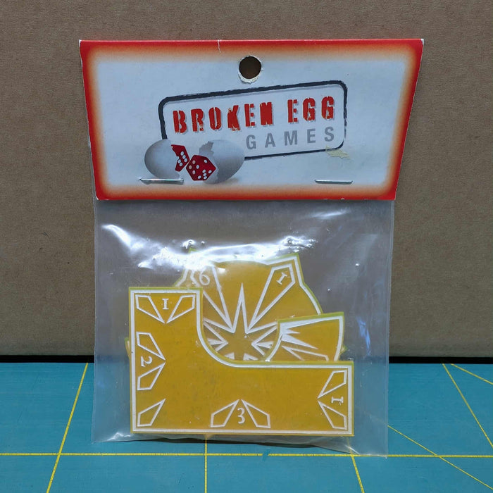 Guild Ball Brewers Template Set Yellow