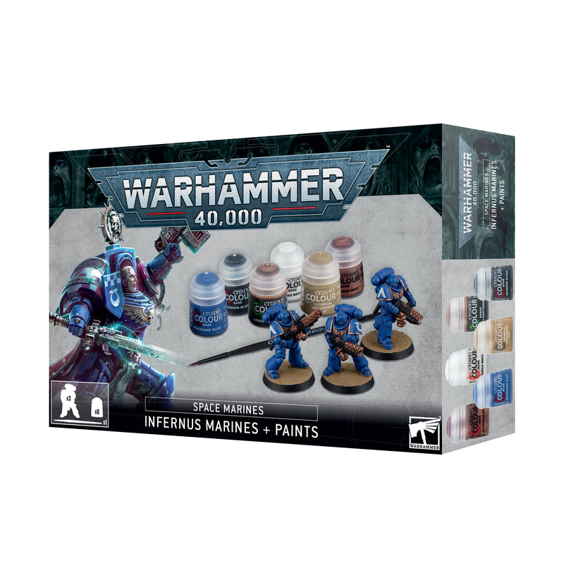 Infernus Space Marines + Paints - Games Workshop