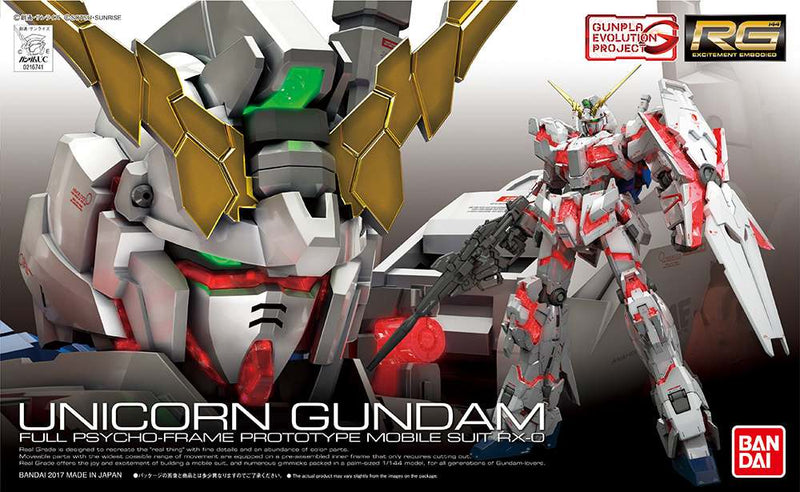RX-0 Gundam Unicorn RG 1/144 - Bandai