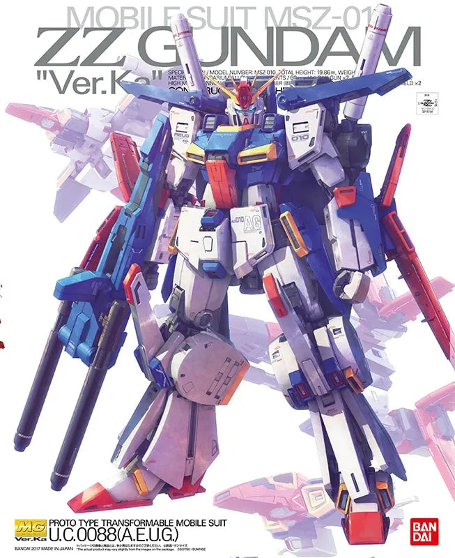 MG Gundam ZZ Ver Ka 1/100 - Bandai Hobby