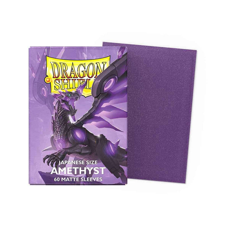 Dragon Shield Amethyst - 60 Japanese Size Sleeves - Arcane Tinmen