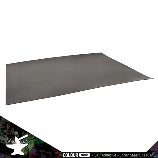 Self Adhesive Rubber Steel Sheet A4 - Colour Forge