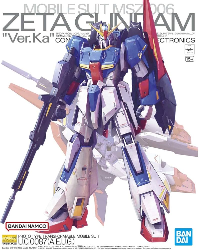 MG Gundam Zeta Ver Ka 1/100 - Gunpla - Bandai