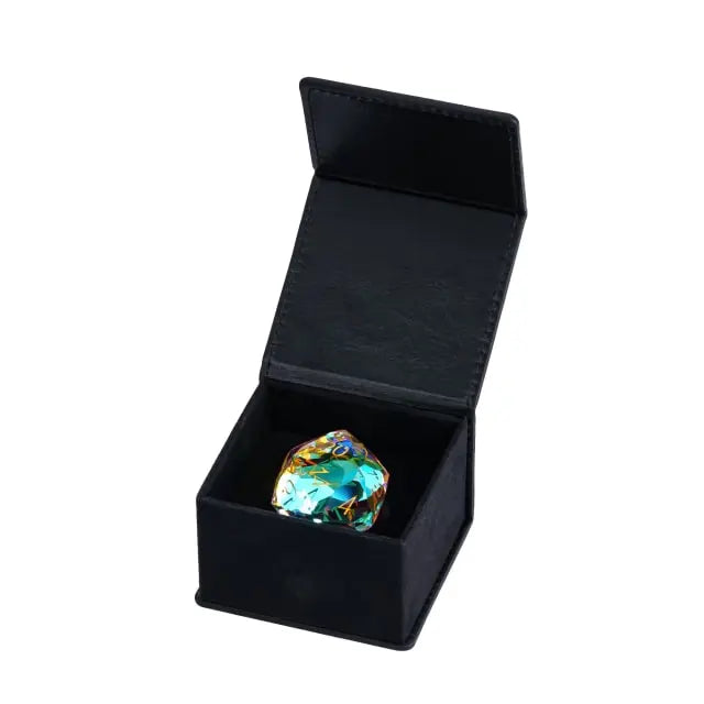 Rainbow Crystal - Brick Veneer 30mm D20 Die