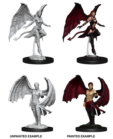 D&D Nolzur's Marvelous Unpainted Miniatures: Succubus & Incubus