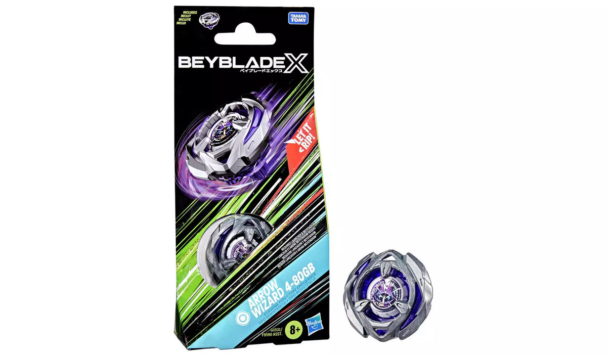 Beyblade X Arrow Wizard 4-80GB Booster Pack — Athena Games Ltd