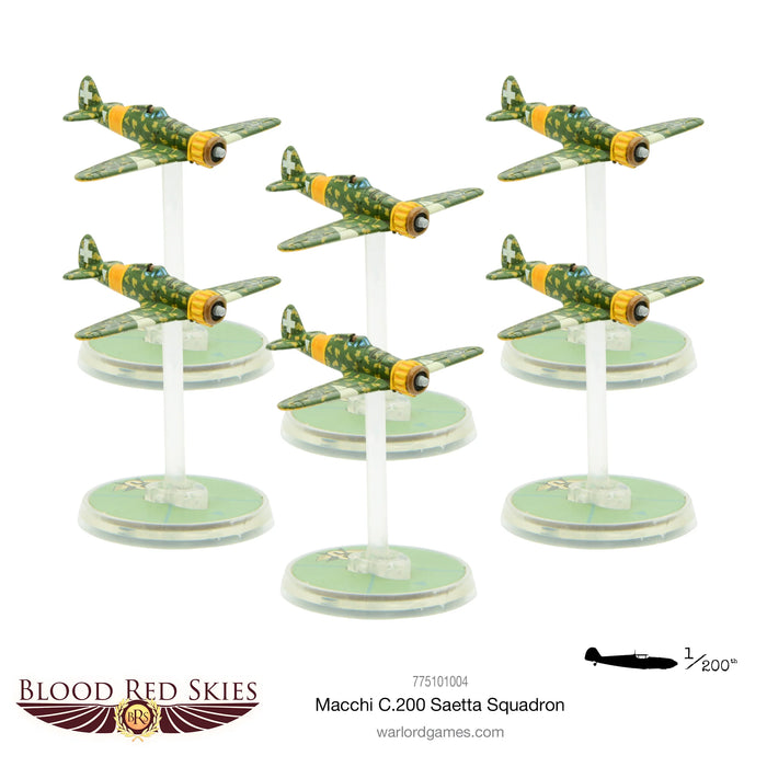 Blood Red Skies: Macchi C.200 Saetta Squadron - Warlord Games