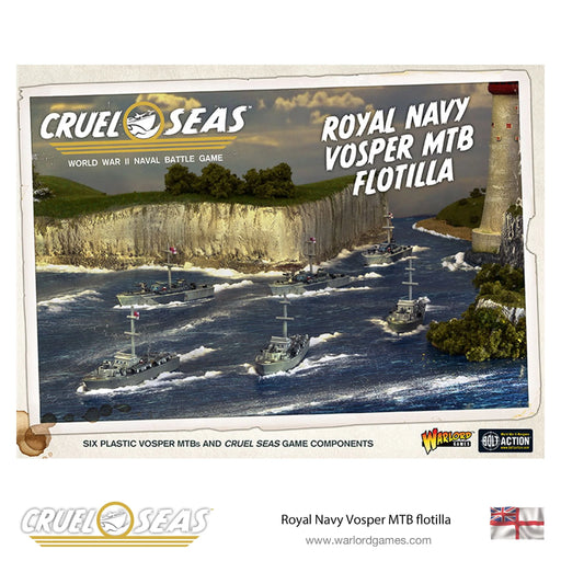 Cruel Seas: Royal Navy Vosper MTB flotilla - Warlord Games