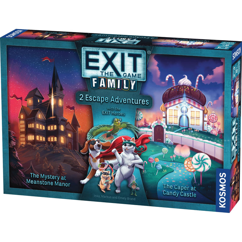 EXIT Card Game: Family Heroes: 2 Escape Adventures - Kosmos Games
