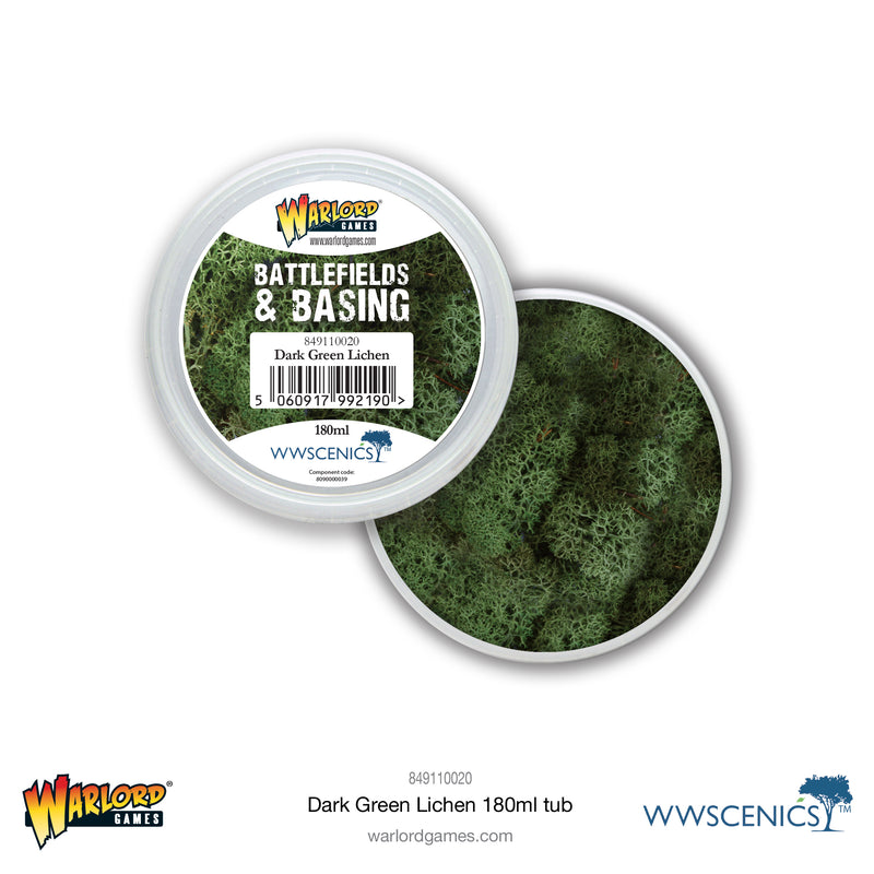 Battlefields & Basing - Dark Green Lichen