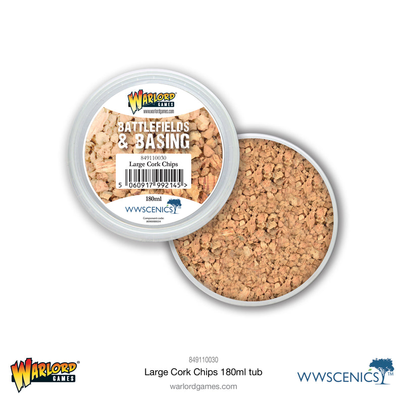 Battlefields & Basing - Large Cork Chips - Warlord Games