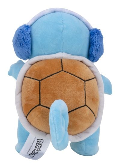 Squirtle with Ear Muffs 8" - Seasonal Pokemon Plush