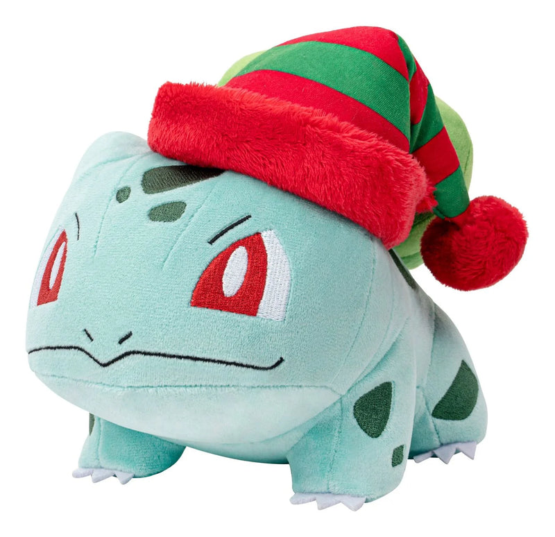 Bulbasaur with Hat 8" - Seasonal Pokemon Plush - Jazwares