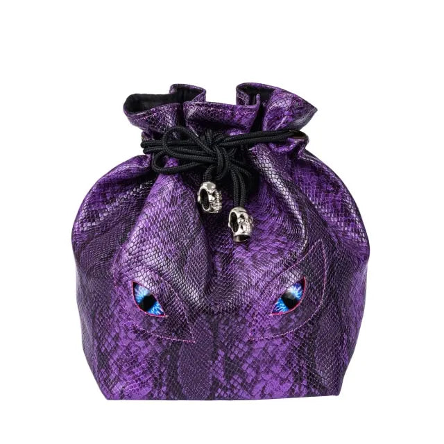 Purple Python Dice Bag