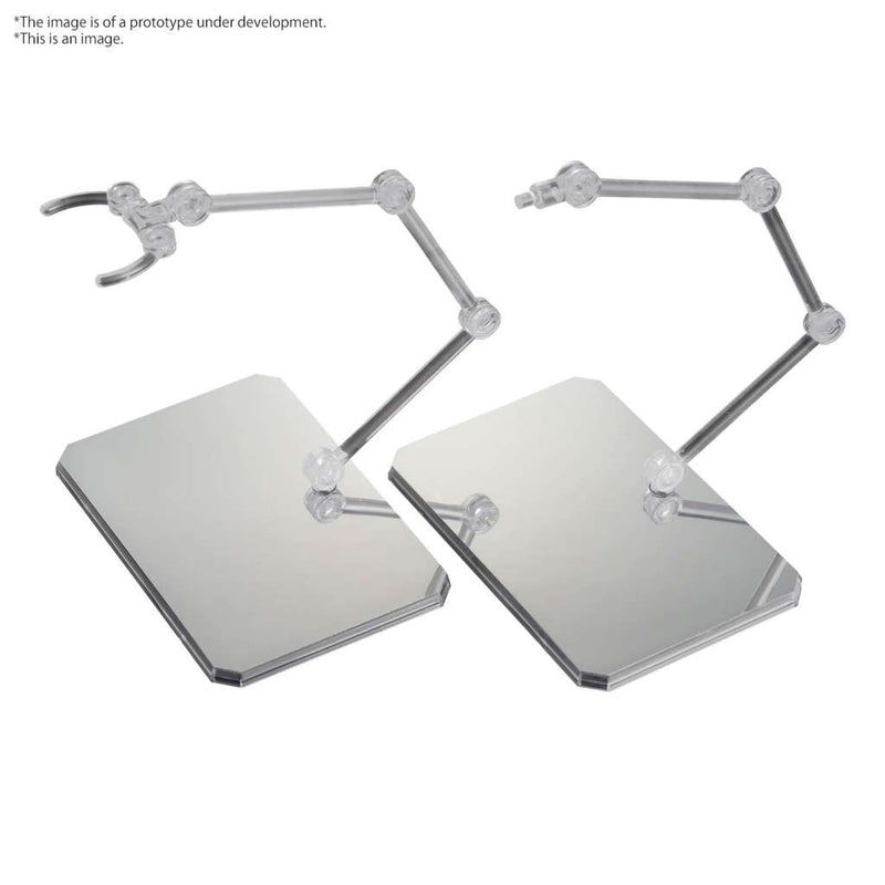 Action base 6 clear mirror stickers set - Bandai