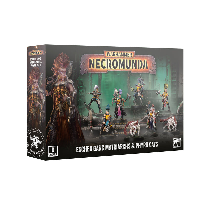 Escher Gang Matriarchs & Phyrr Cats: Necromunda