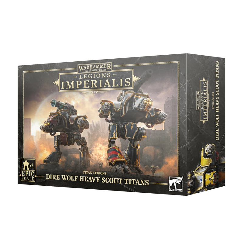 Legions Imperialis: Dire Wolf Heavy Scout Titans - Games Workshop