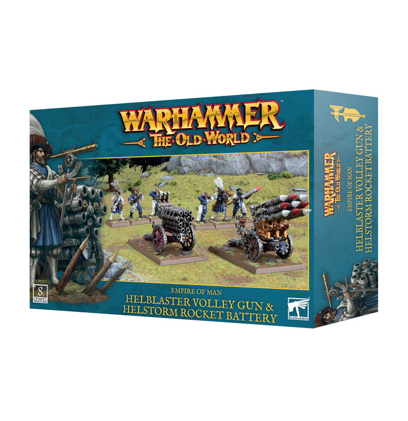 Old World: Empire of Man: Helblaster Volley Gun / Helstorm Rocket Battery