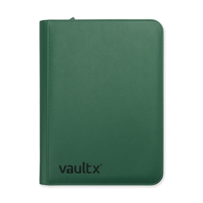 9-Pocket Exo-Tec Zip Binder Metallic Green - Vault X