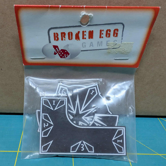 Guild Ball Template Set - Engineer Brown