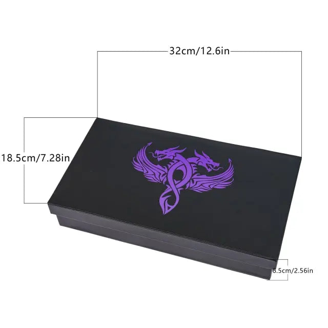 Purple Dice Tower and Storage Box