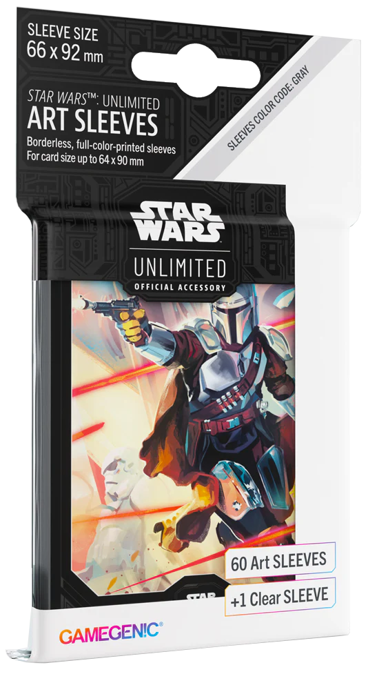 Gamegenic Star Wars: Unlimited Art Sleeves - Mandalorian