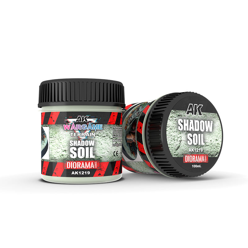 Shadow Soil (100ml) - Wargame Terrain - AK Interactive
