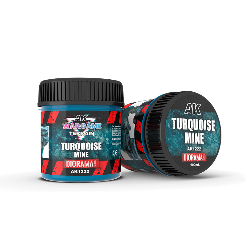 Turquoise Mine (100ml) - Wargame Terrain - AK Interactive