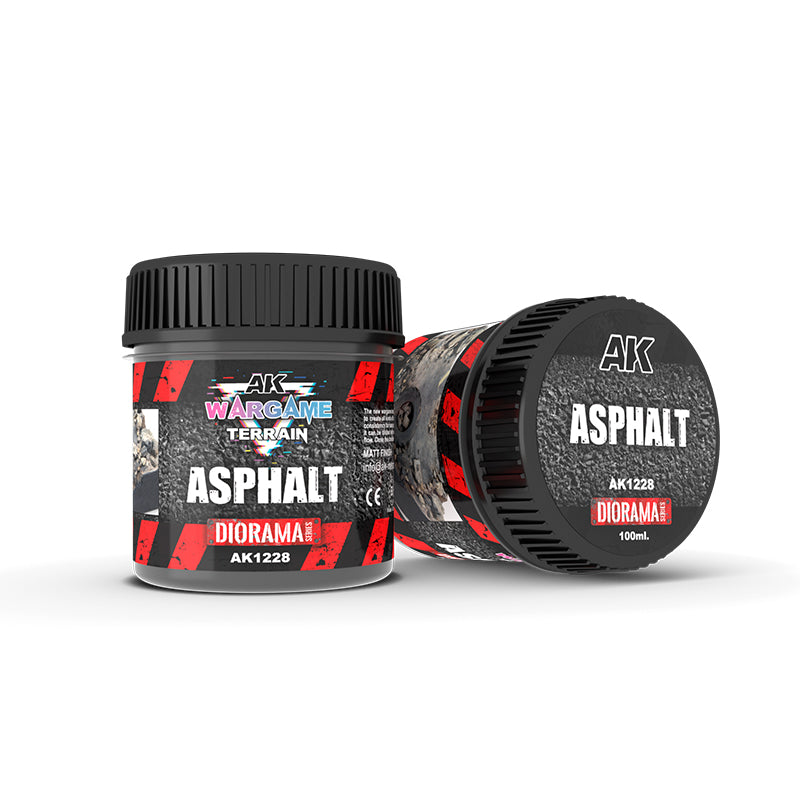 Asphalt (100ml) - Wargame Terrain - AK Interactive