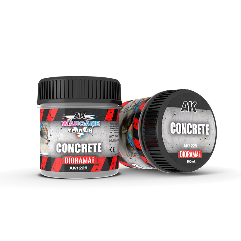 Concrete (100ml) - Wargame Terrain - AK Interactive
